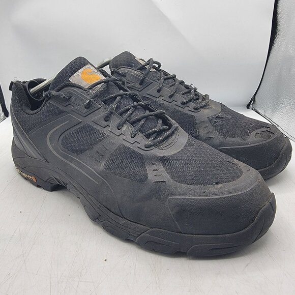 Carhartt Lightweight Mens 15 Black Low Work Hiker Steel Toe Work Shoes - Picture 1 of 13